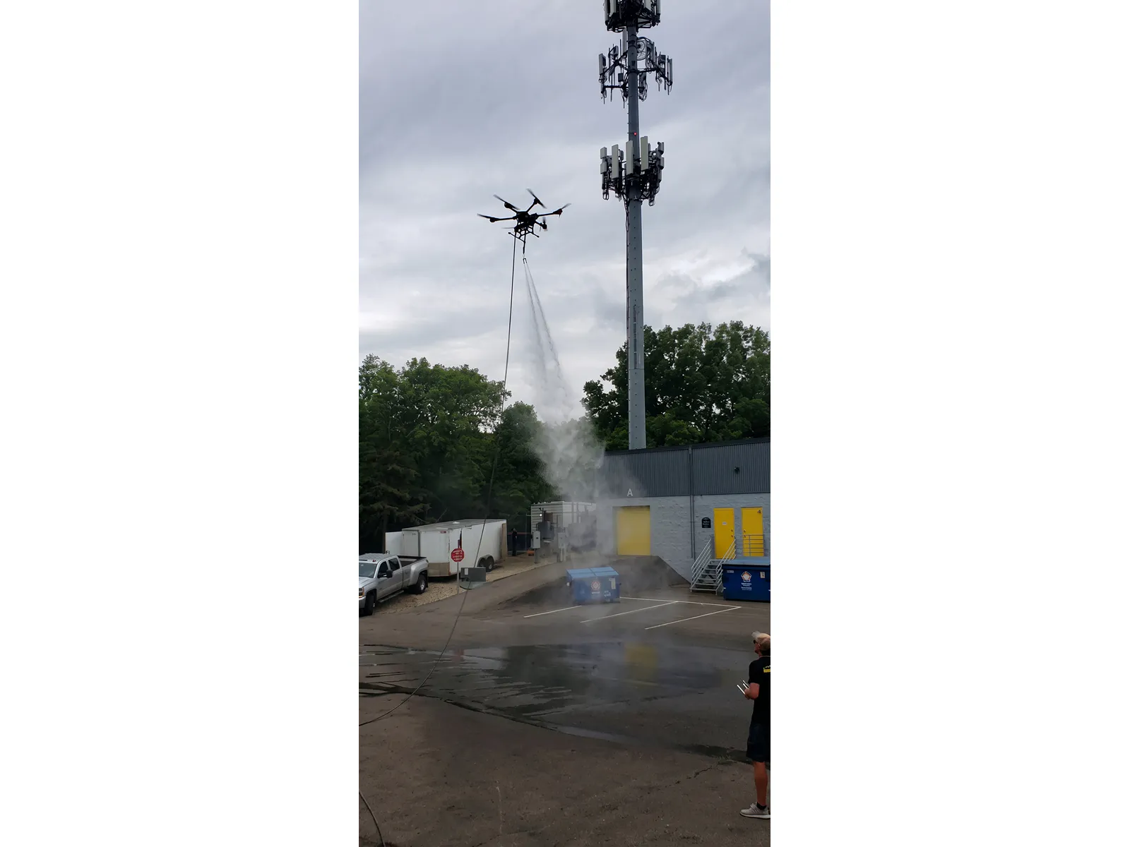 Drone Spraying Rig
