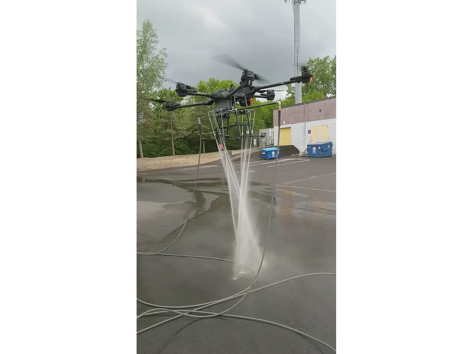 Fully Custom Drone Wash Rig