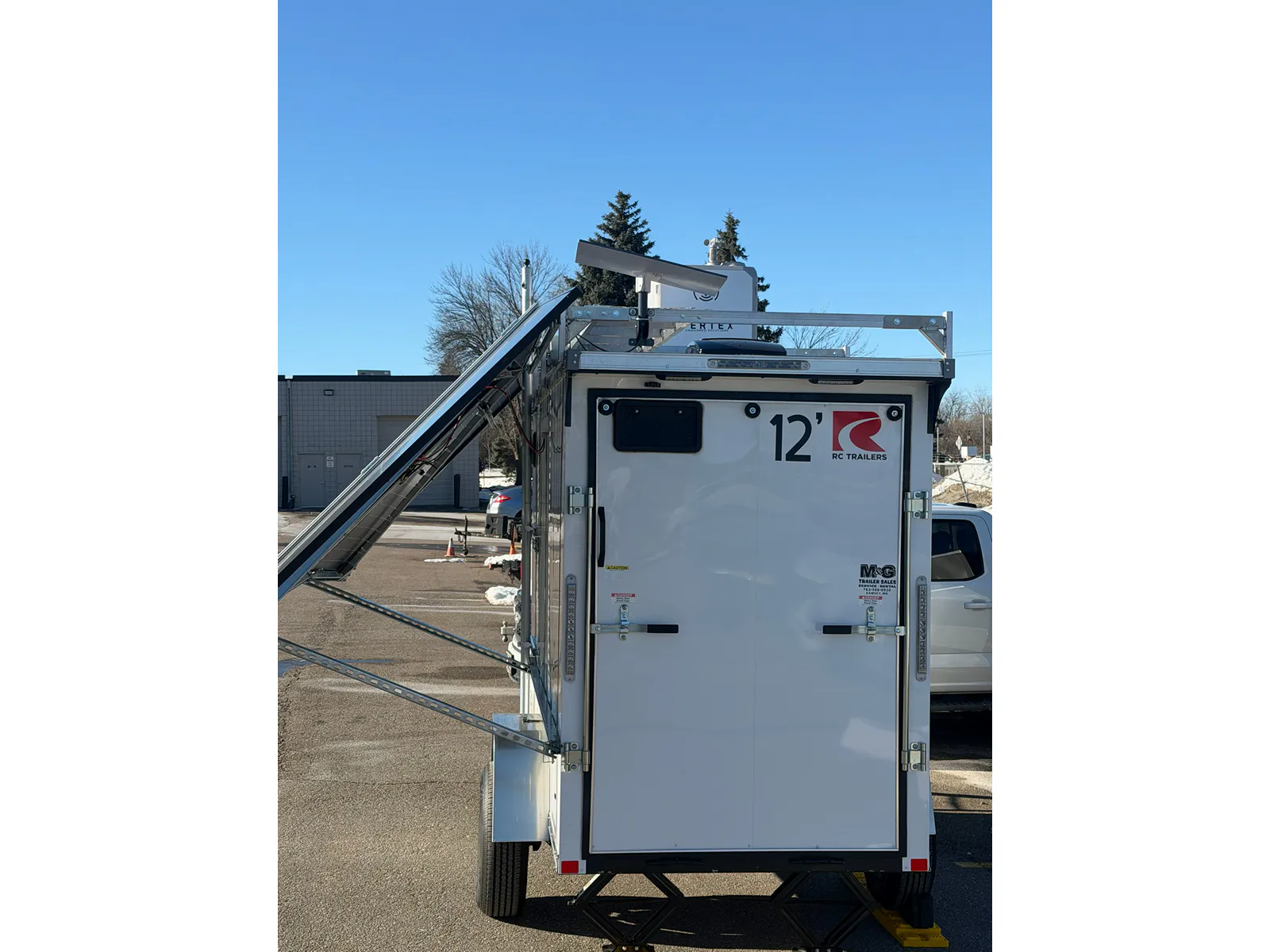 Drone as First Responder Dock Trailer ManiWrks